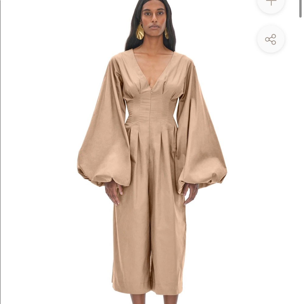 Andrea Iyamah - NIA CULOTTE NUDE JUMPSUIT - size XL - never worn